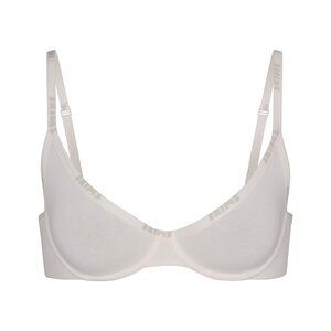 Skims Cotton Logo Demi Bra in Marble | 32C